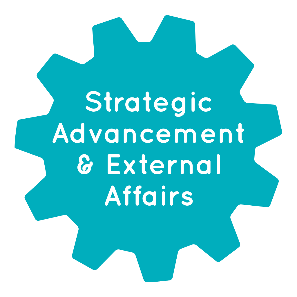 Strategic Advancement & External Affairs gears